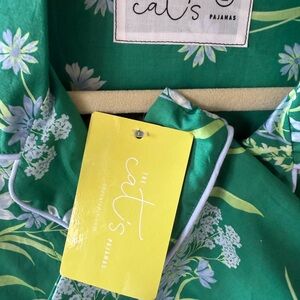 The Cat's Pajamas Green Floral Women's Sleepwear